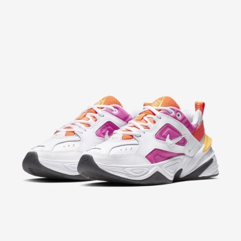 Nike M2K Tekno - Női Utcai Cipő - Fehér/Fukszia/Piros/Fehér